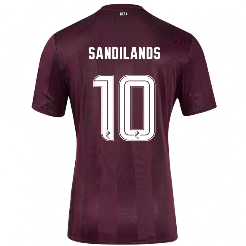 Danxen Męski Callum Sandilands #10 Burgundowy Domowa Koszulka 2024/25 Koszulki Klubowe