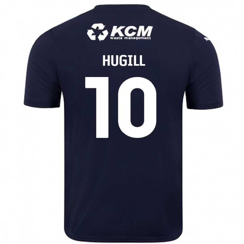 Danxen Męski Jordan Hugill #10 Granatowy Wyjazdowa Koszulka 2024/25 Koszulki Klubowe