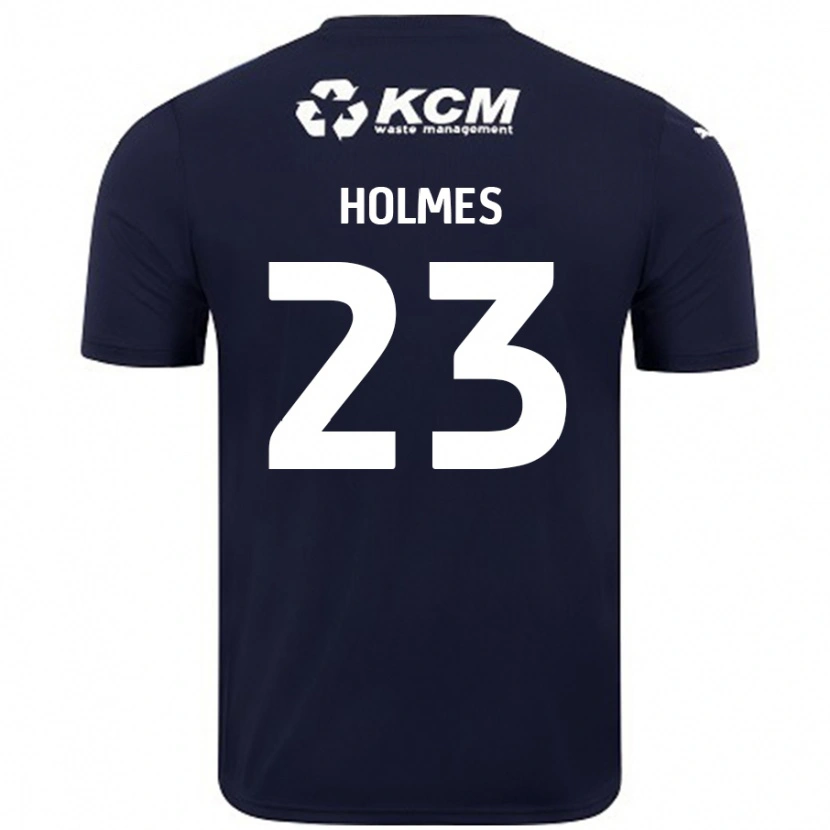 Danxen Męski Jack Holmes #23 Granatowy Wyjazdowa Koszulka 2024/25 Koszulki Klubowe