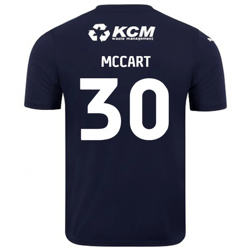 Danxen Męski Jamie Mccart #30 Granatowy Wyjazdowa Koszulka 2024/25 Koszulki Klubowe