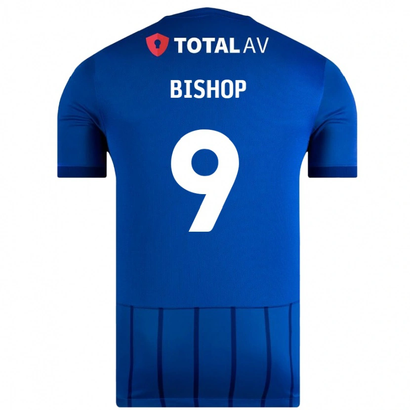 Danxen Kobiety Colby Bishop #9 Niebieski Domowa Koszulka 2024/25 Koszulki Klubowe