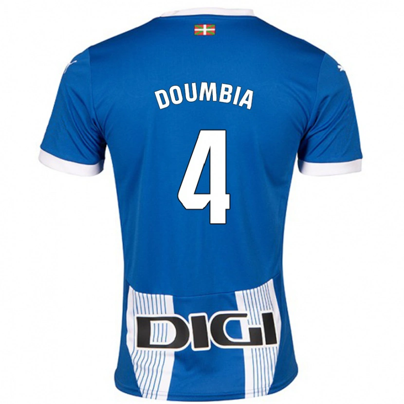 Danxen Kobiety Daouda Doumbia #4 Niebieski Domowa Koszulka 2024/25 Koszulki Klubowe