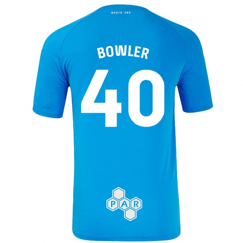 Danxen Męski Josh Bowler #40 Niebieski Wyjazdowa Koszulka 2024/25 Koszulki Klubowe